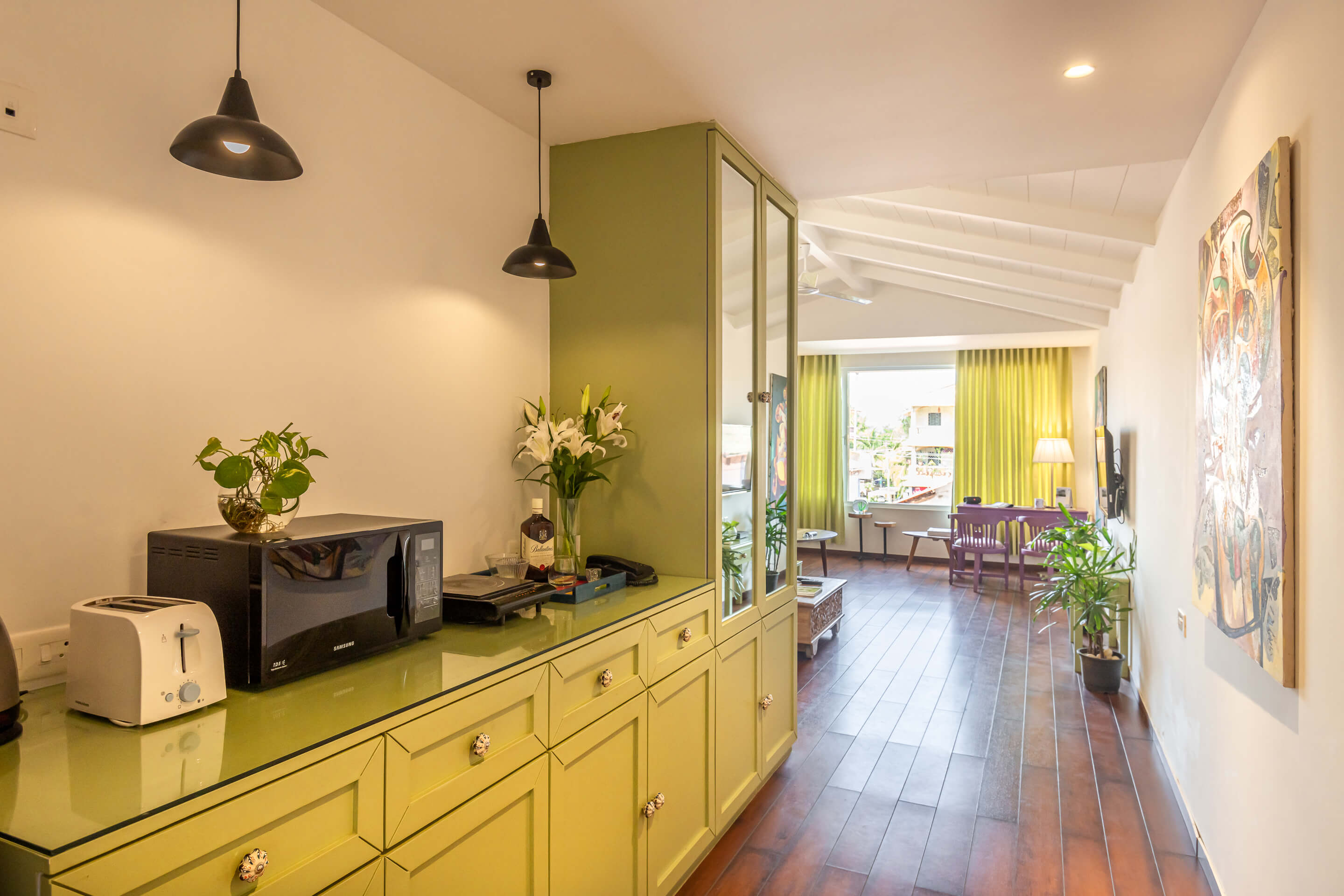 Santa Terra - Apartment - Green Studio - Living room Interior