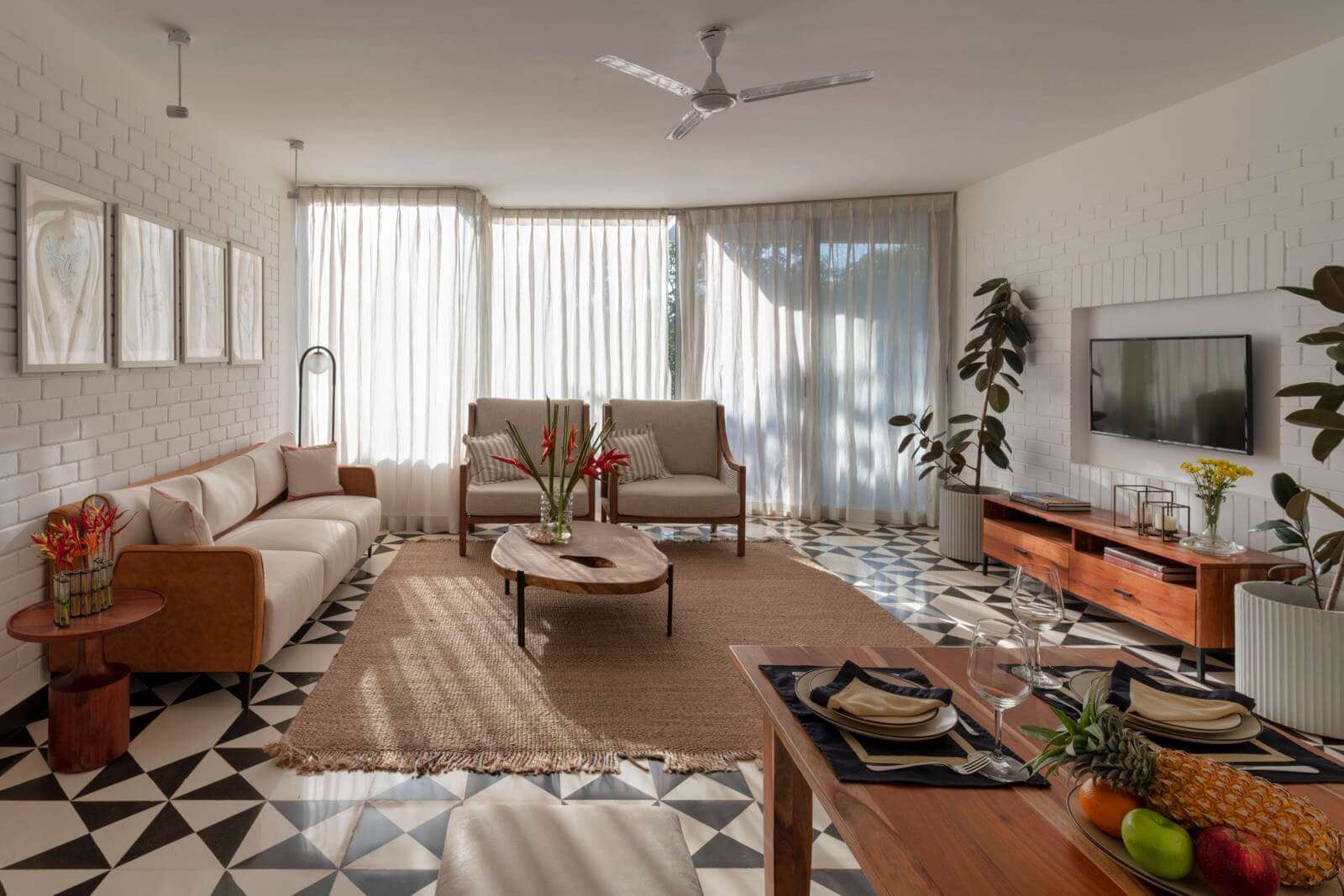 El Arbol - Apartment - 207 - Living room Interior