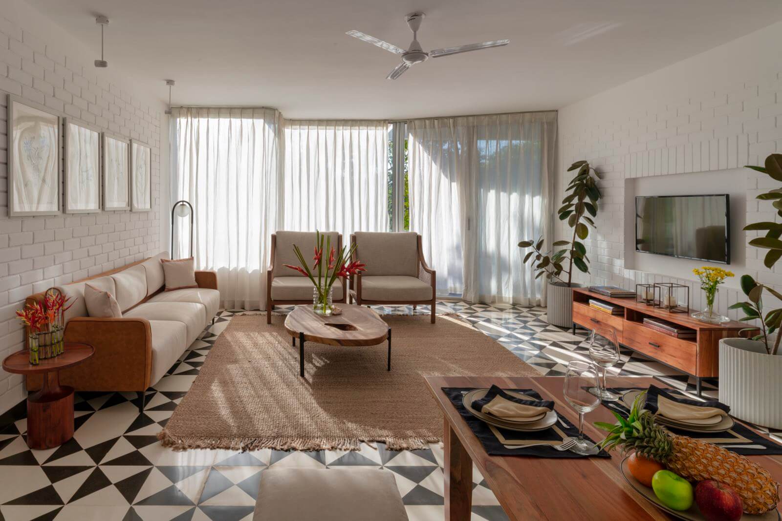 El Arbol - Apartment - 207 - Living room Interior