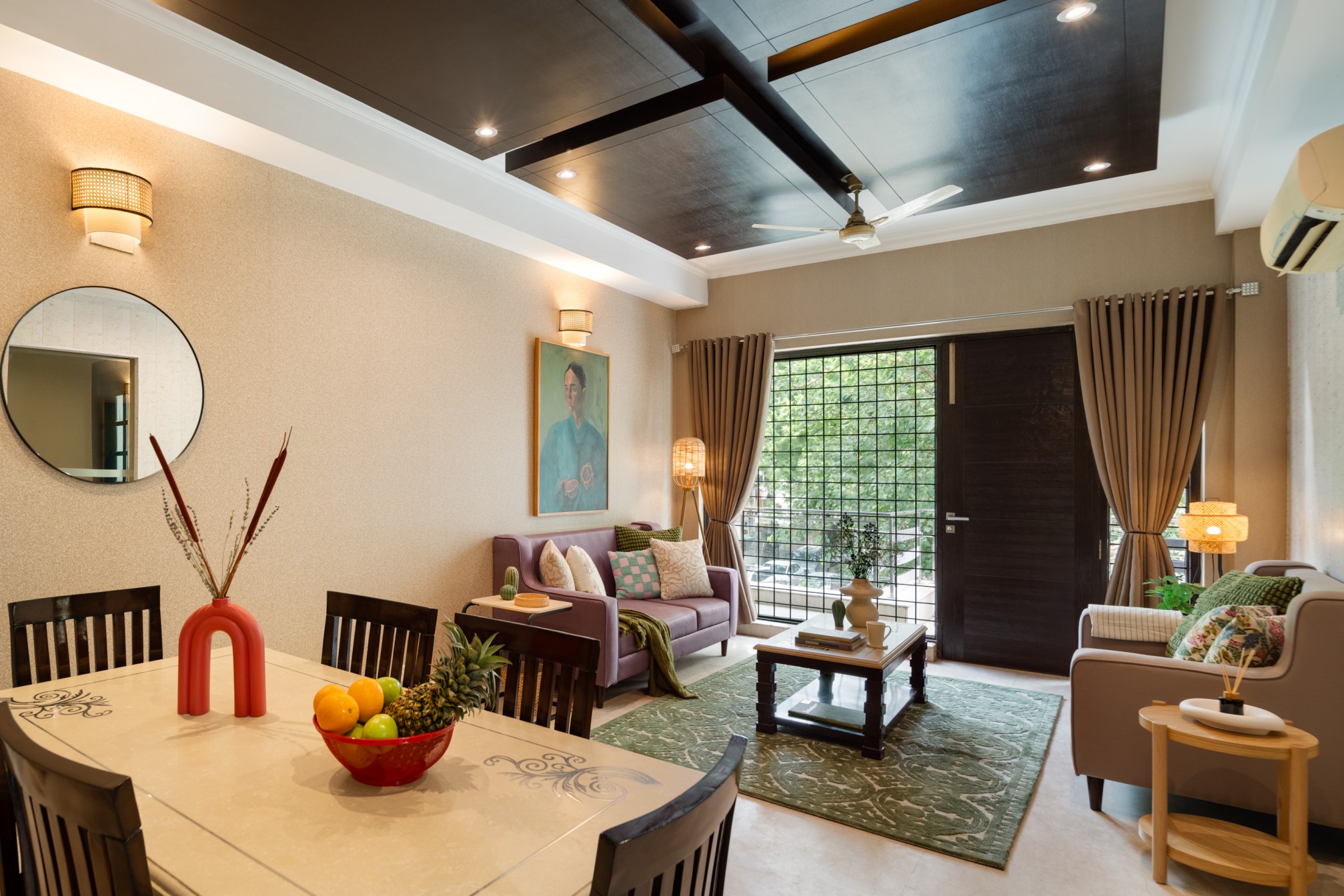 The City Abode - Apartment - A - Living room Interior