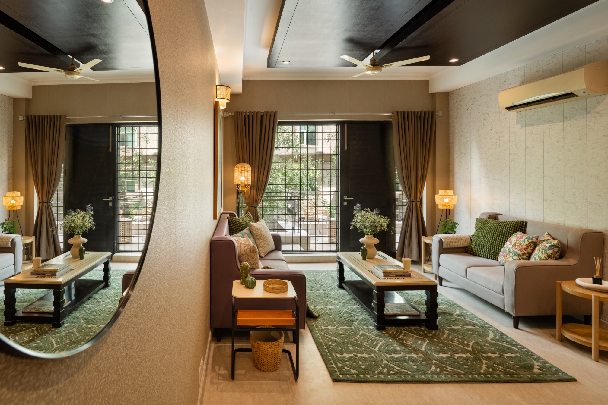 The City Abode - Apartment - A - Living room Interior