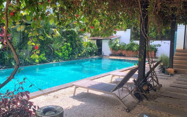 Gated community pool