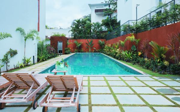 Gated community pool