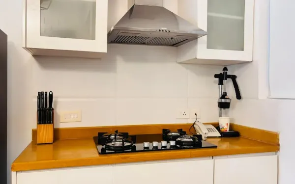 Fully equipped kitchen