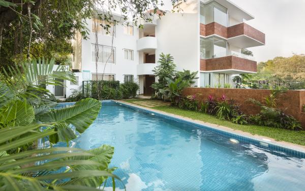 Gated community pool