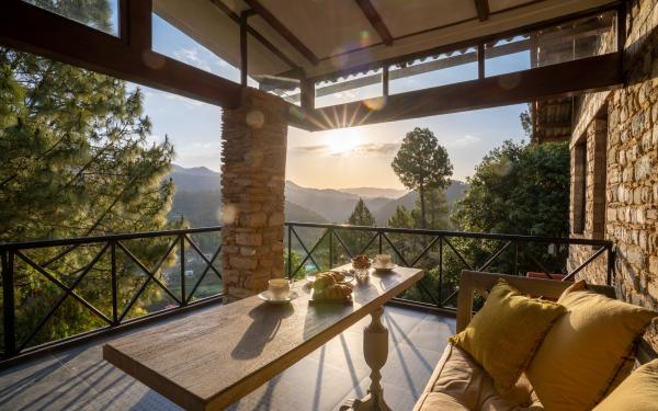 Buransh Terraces - Multi - A & B - Block - Balcony view